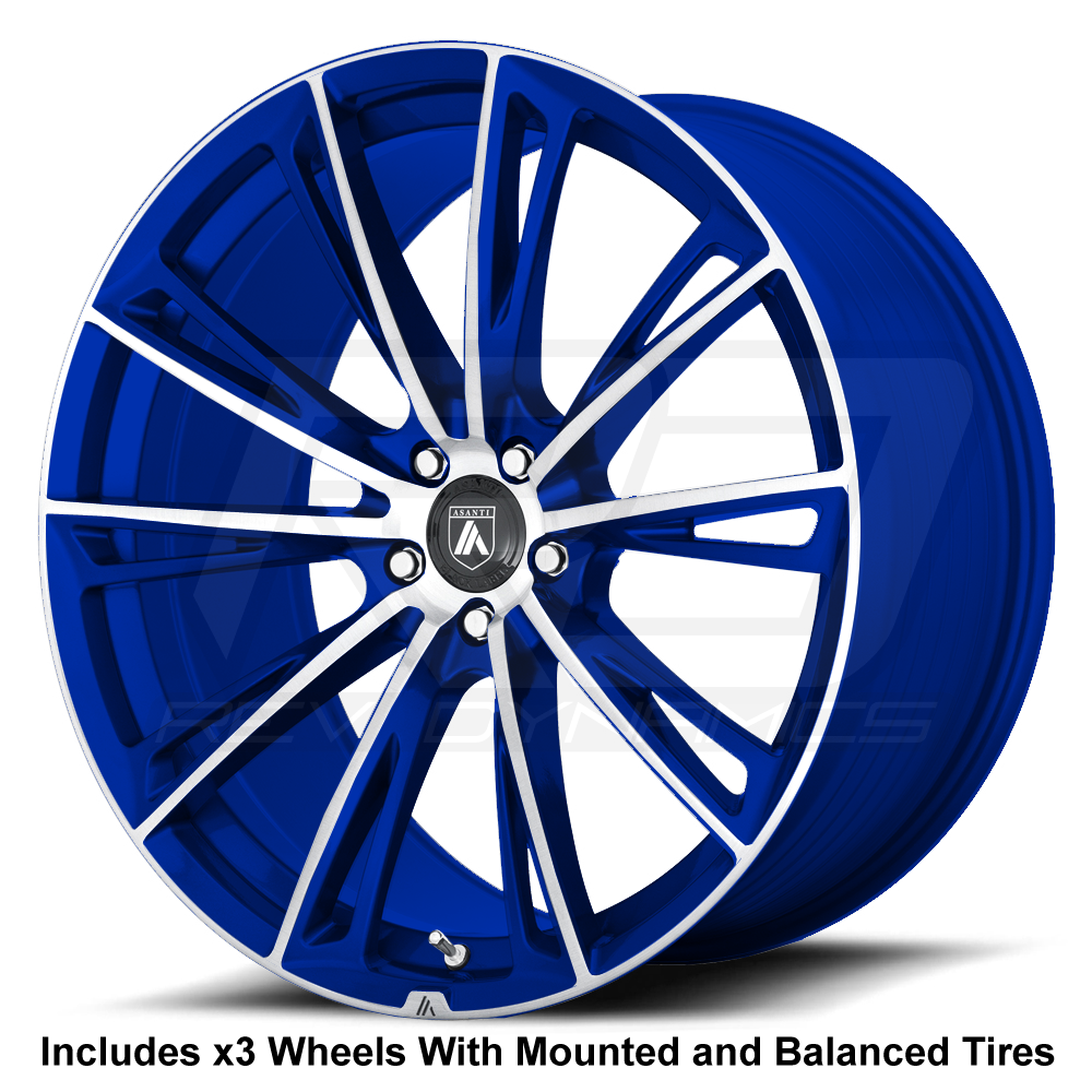 Asanti ABL-30 Slingshot 20" Front 22" Rear Wheel and Tire Package - Rev Dynamics